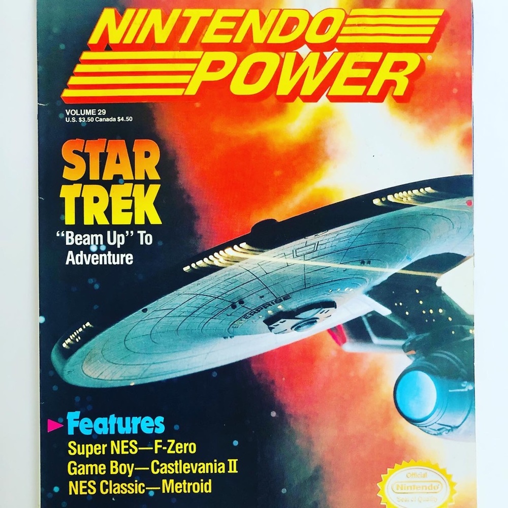 Vintage Nintendo Power Vol 29 Star Trek, Castlevania